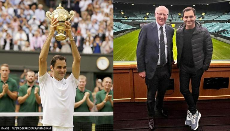 Roger Federer sta infiammando internet con la sua visita a Wimbledon dopo il ritiro? Foto.